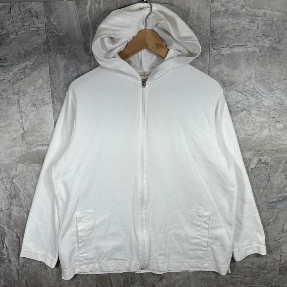 White Stag White Cotton & Polyester Zip Up Hoodie
Woman's Size: Large
